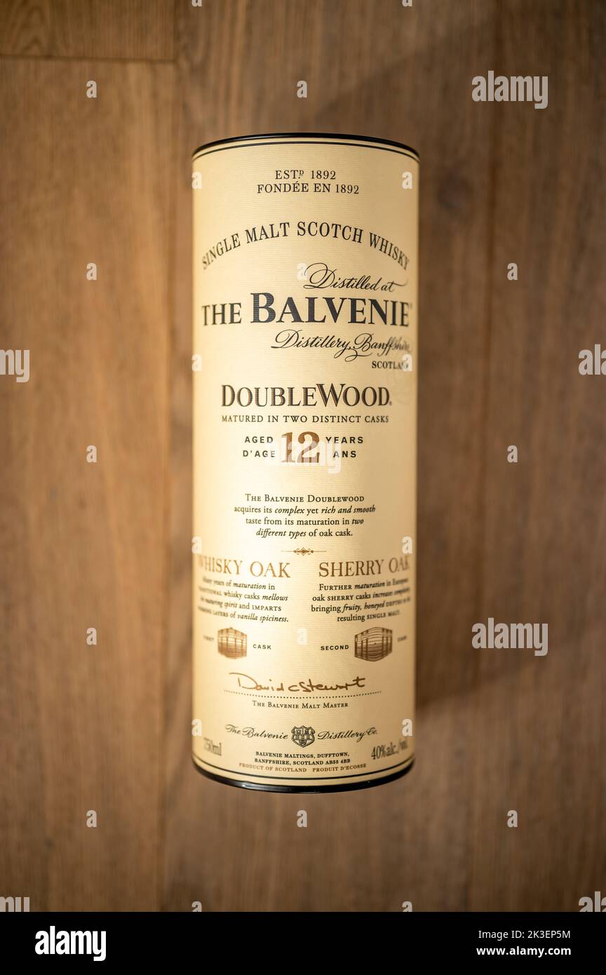 Calgary, Alberta September 10, 2022 The Balvenie Single Malt Scotch