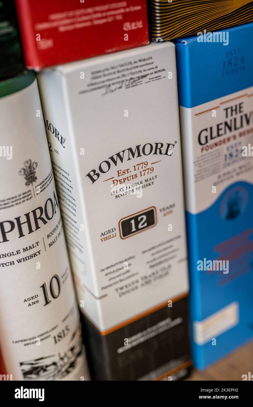 Calgary, Alberta September 10, 2022 Multiple Single Malt Scotch