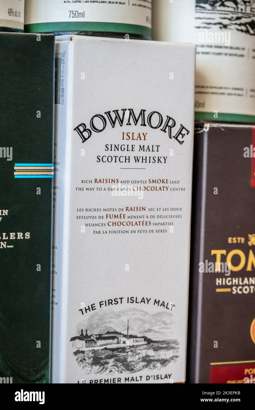 Calgary, Alberta September 10, 2022 Multiple Single Malt Scotch