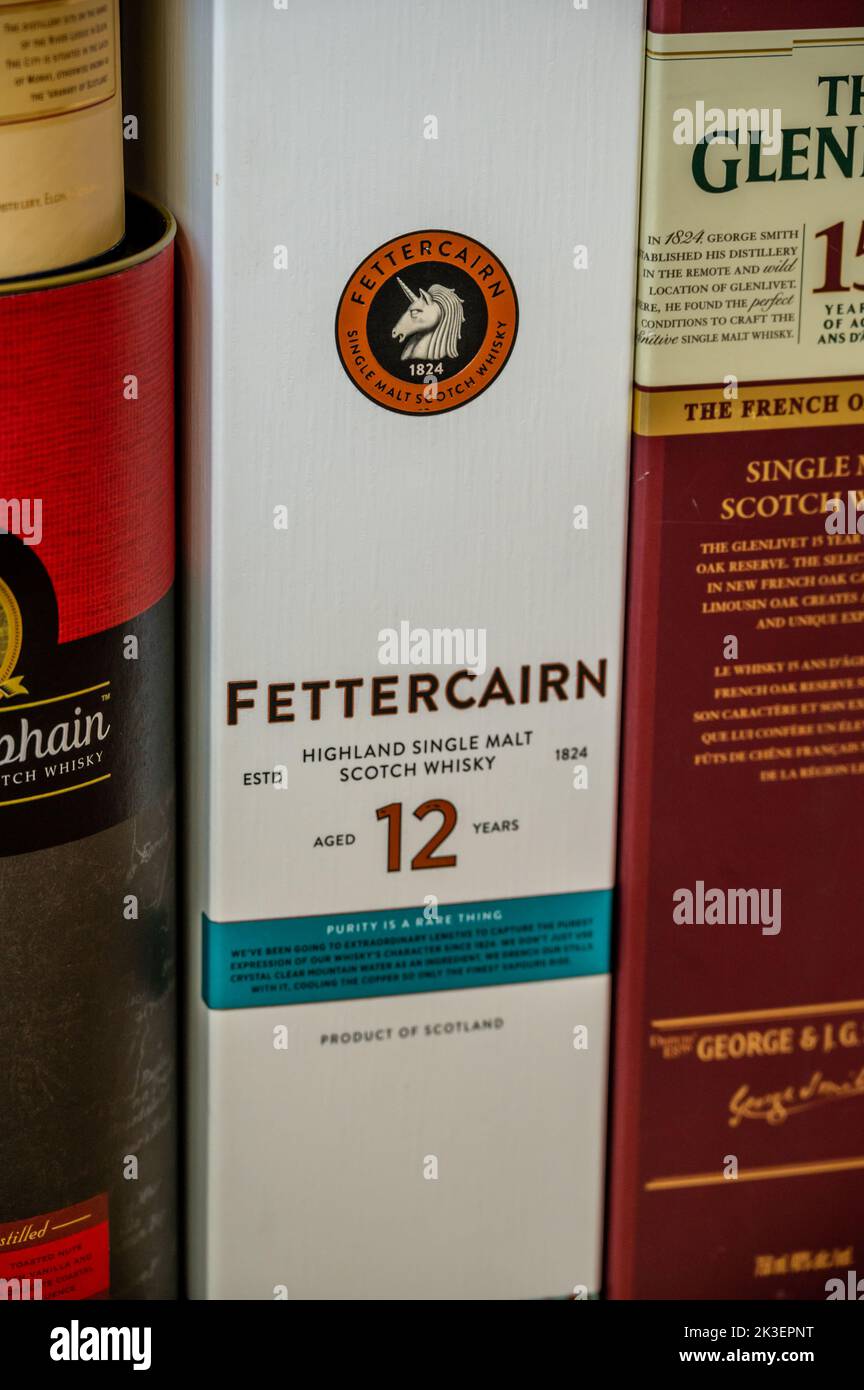 Calgary, Alberta September 10, 2022 Multiple Single Malt Scotch