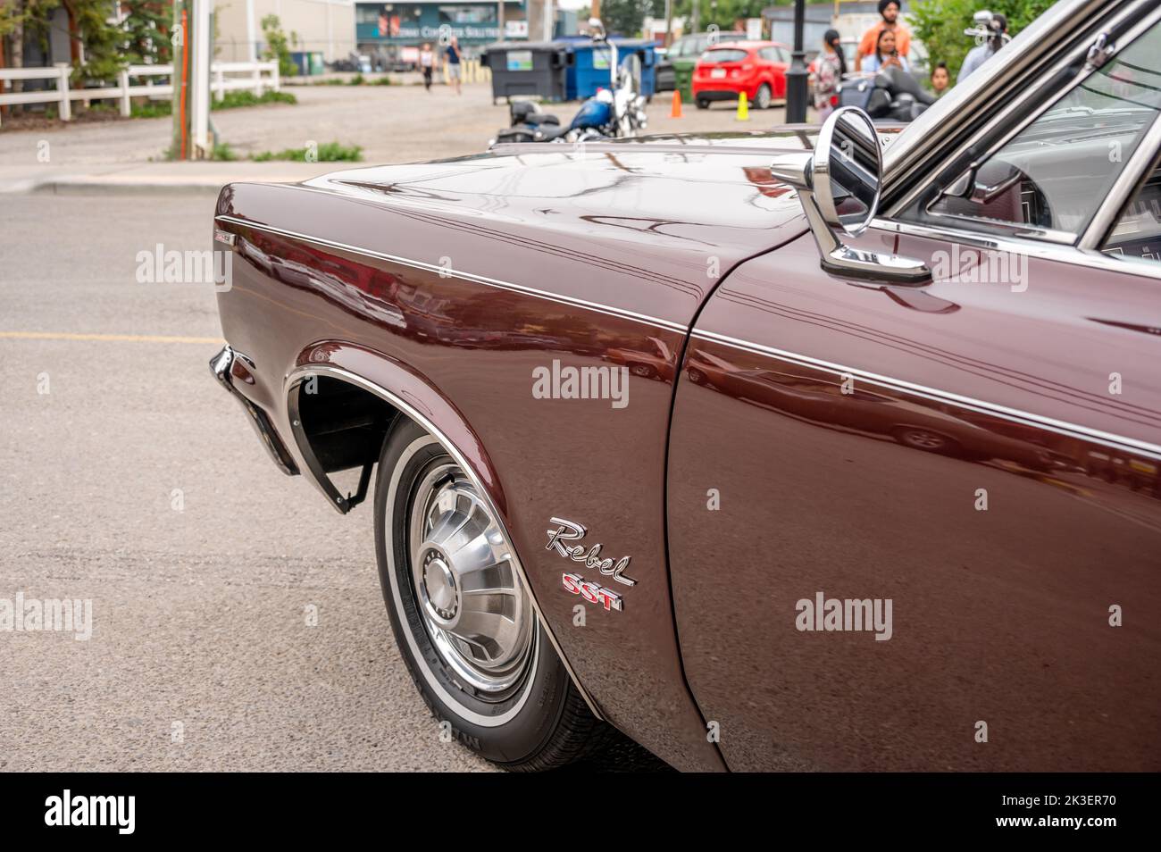 Cochrane, Alberta - September 11, 2022: A classic Rambler Rebel ...