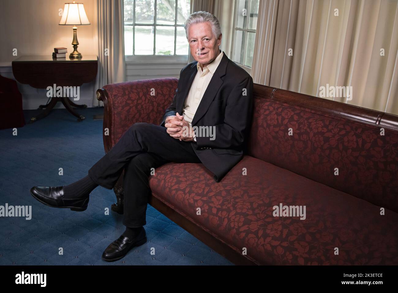 Portrait of New Jersey Governor James J. Florio (taken August 4, 2017) Stock Photo