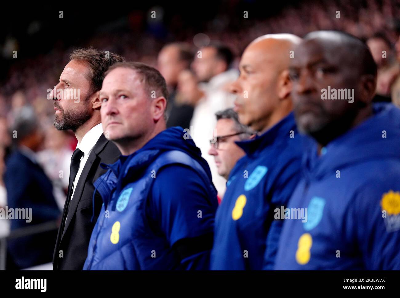 England Manager Gareth Southgate left And His Coaching Staff Ahead Of england-manager-gareth-southgate-left-and-his-coaching-staff-ahead-of