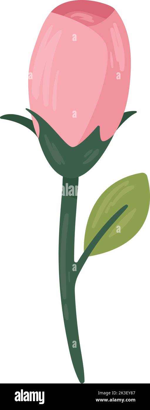 pink rose flower garden Stock Vector Image & Art - Alamy