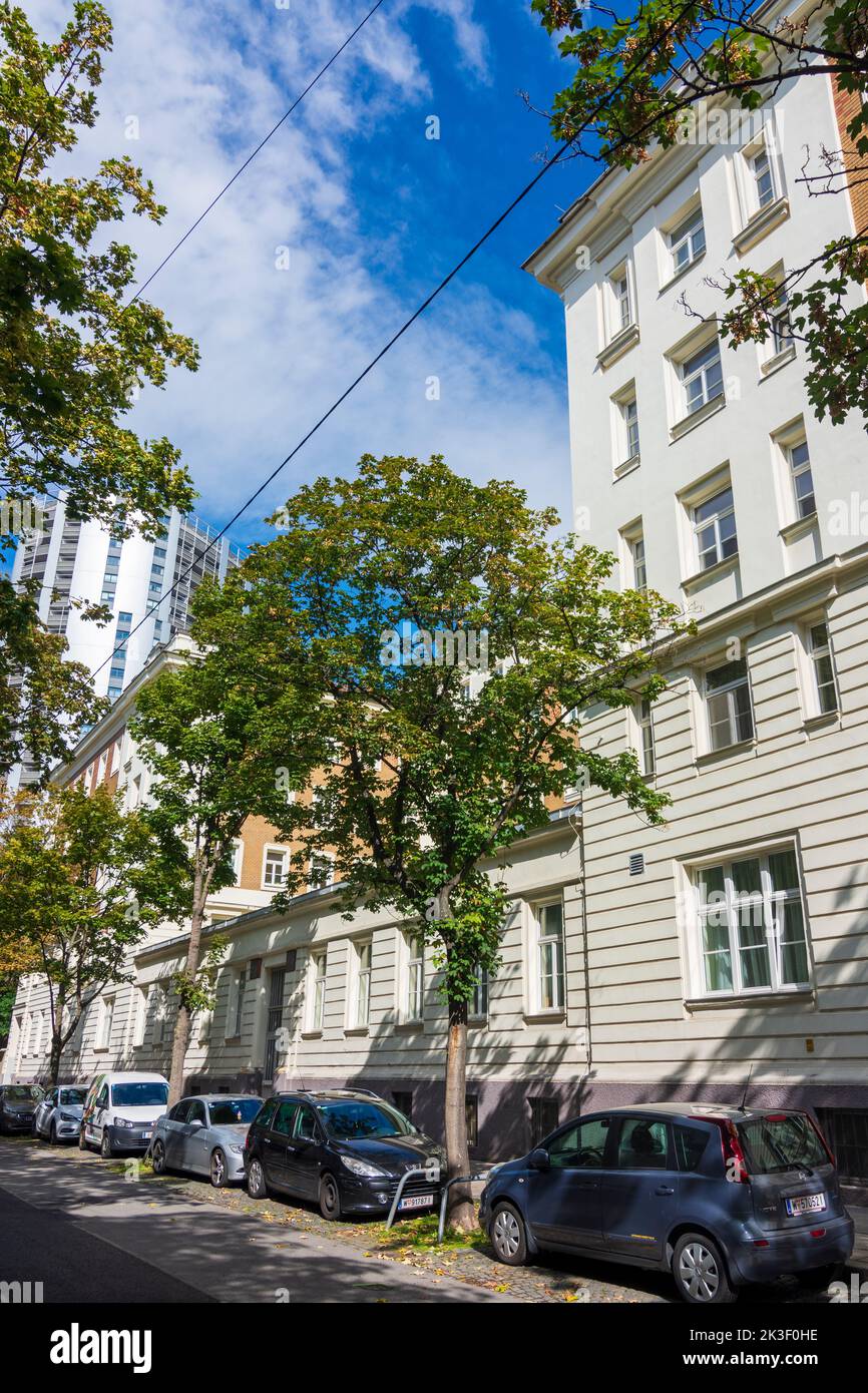 Wien, Vienna: former Meldemannstraße dormitory,  Adolf Hitler – at the time unemployed and living off the sale of his paintings – lived in the dormito Stock Photo