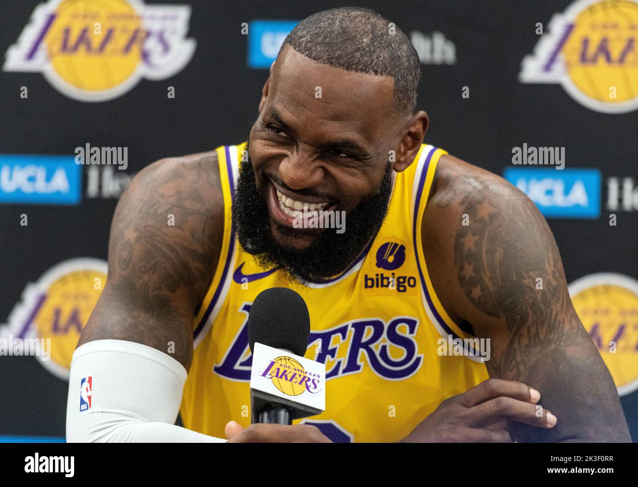 Los Angeles, USA. 26th Sep, 2022. LeBron James Speaks At A Press ...