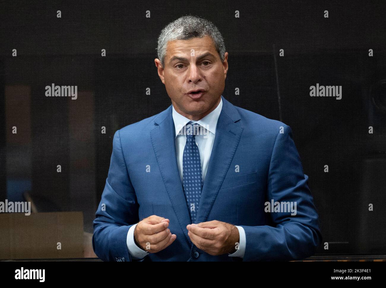 Independent Member of Parliament Alain Reyes rises during Question ...