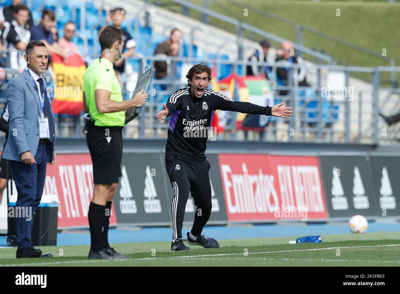 Madrid, Spain. 25th Sep, 2022. Raul Gonzalez (RM Castilla) Football/Soccer Spanish "Primera