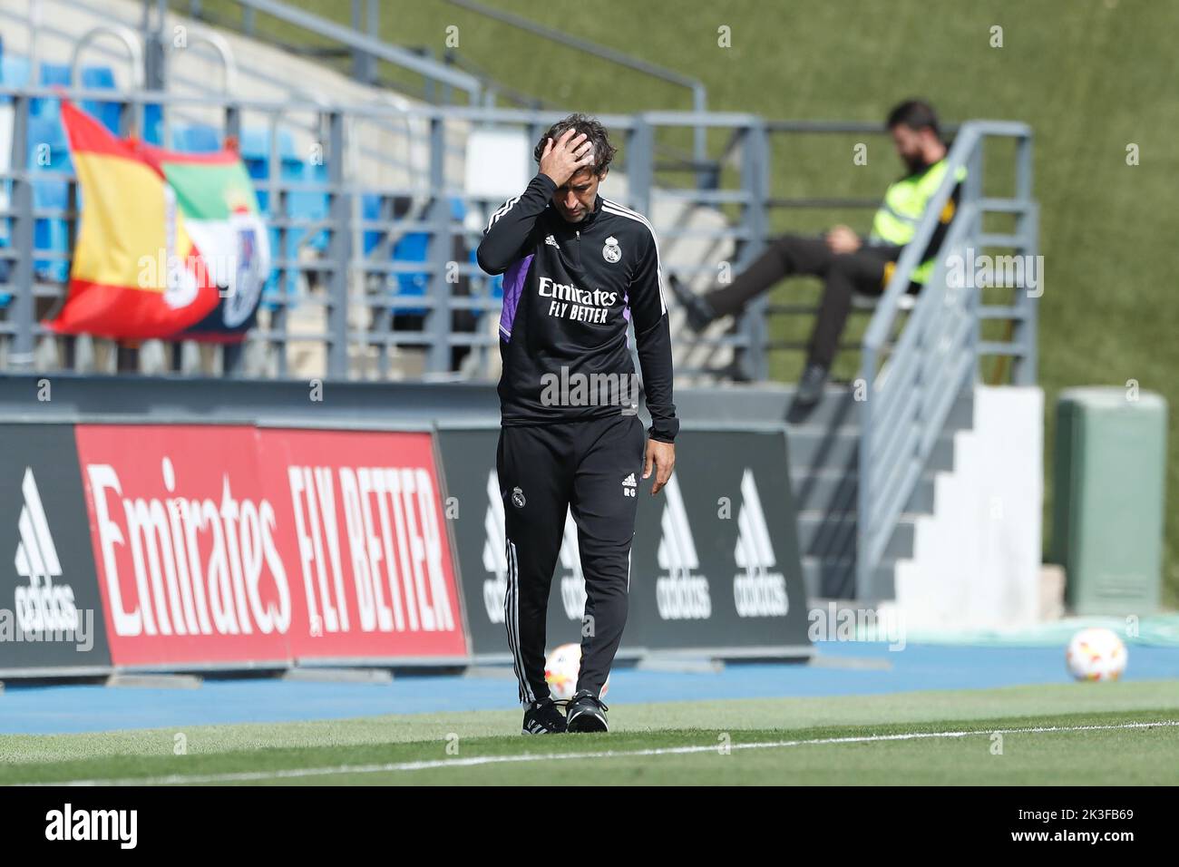 Madrid, Spain. 25th Sep, 2022. Raul Gonzalez (RM Castilla) Football/Soccer Spanish "Primera