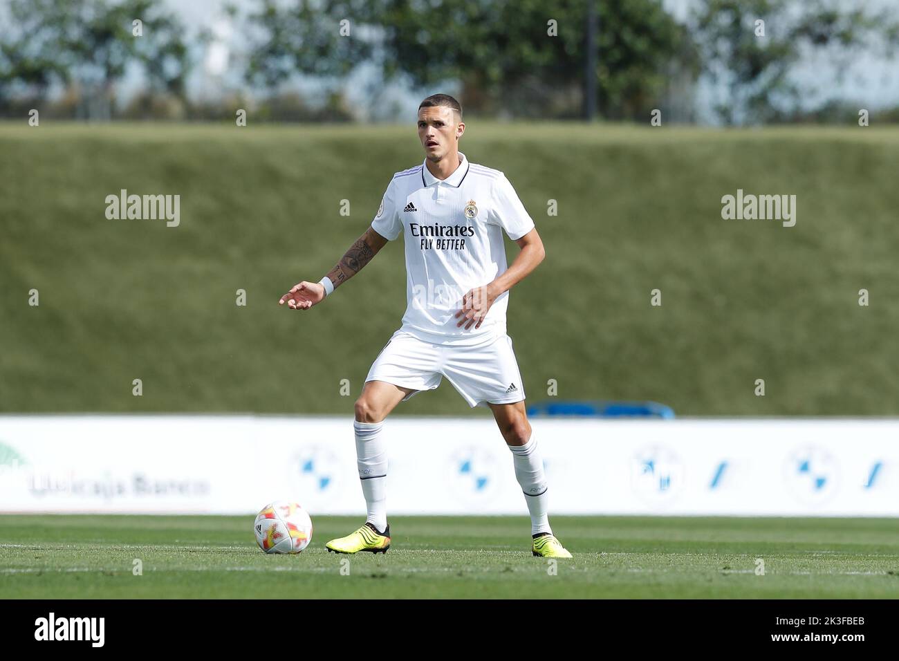 Madrid, Spain. 25th Sep, 2022. Rafa Marin (RM Castilla) Football/Soccer Spanish "Primera RFEF