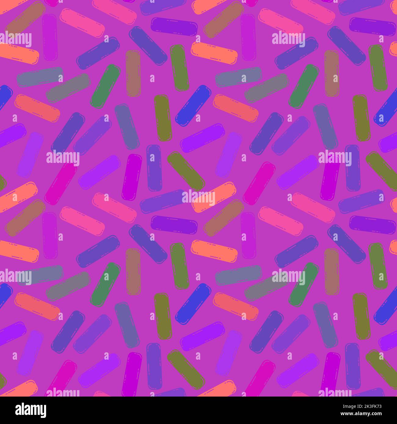 Festive sugar sprinkles seamless birthday cake pattern for wrapping ...
