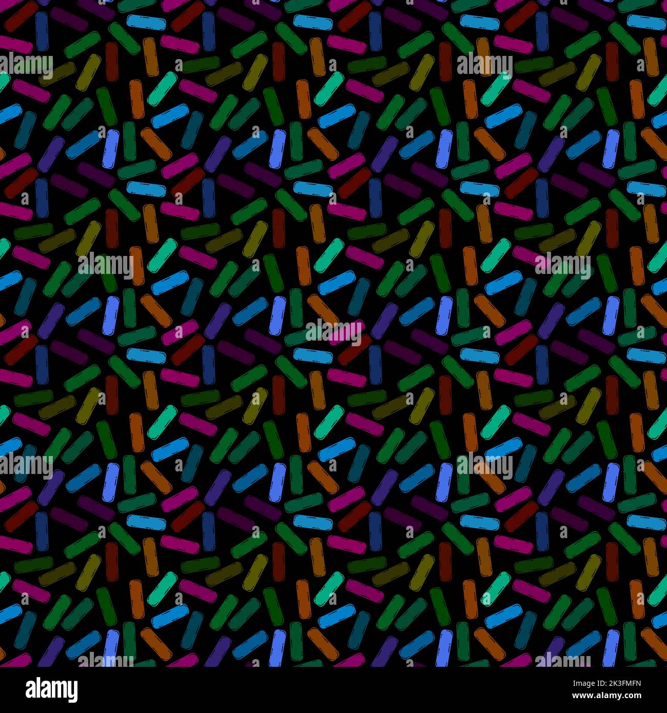 Festive sugar sprinkles seamless birthday cake pattern for wrapping ...