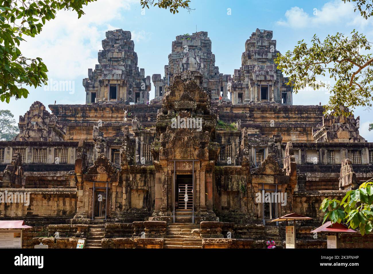Cambodia. Siem Reap. The archaeological park of Angkor. Ta Keo Hindu temple Stock Photo