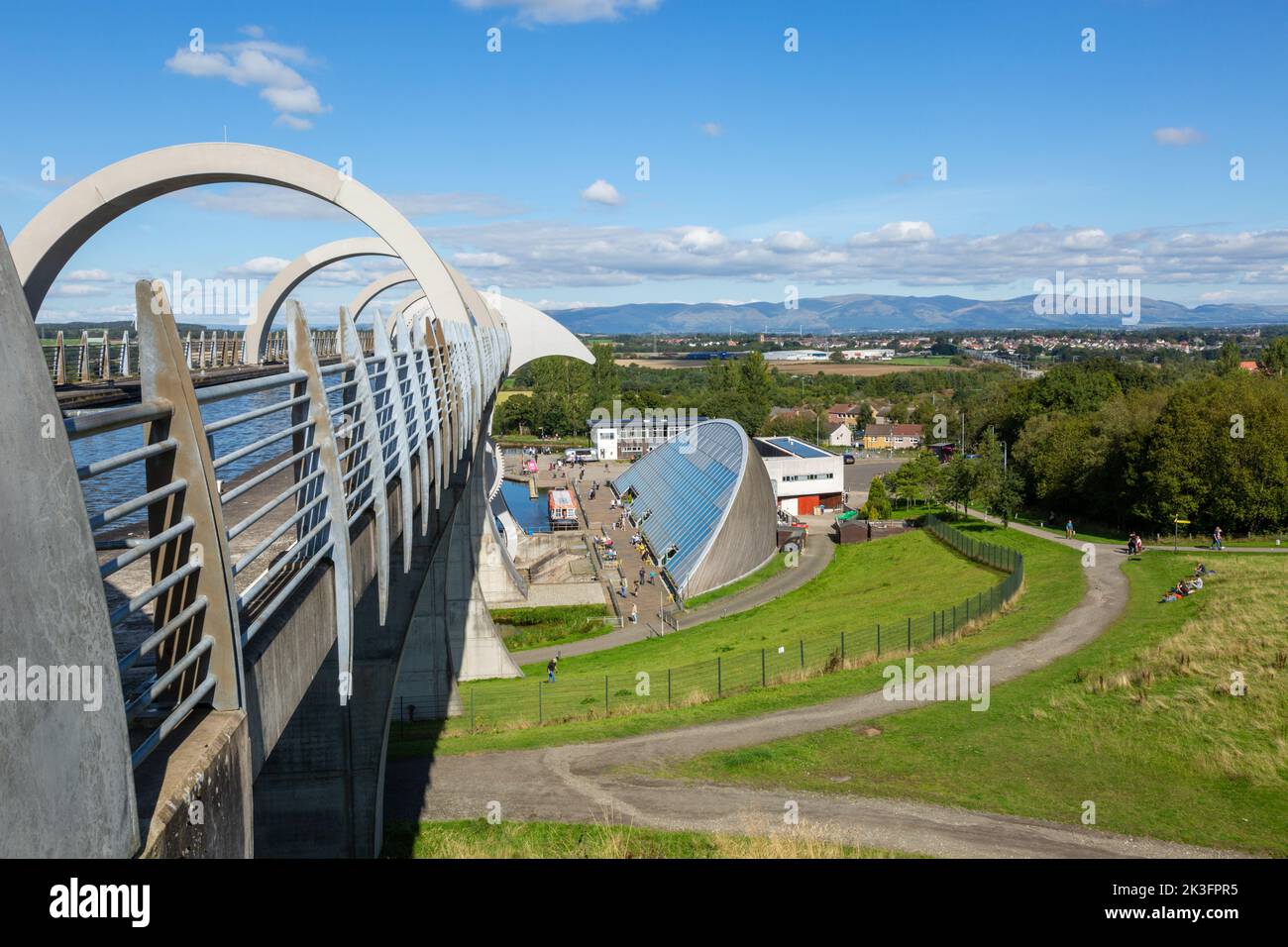 The Falkirk Wheel, Scotland, UK 2022 Stock Photo