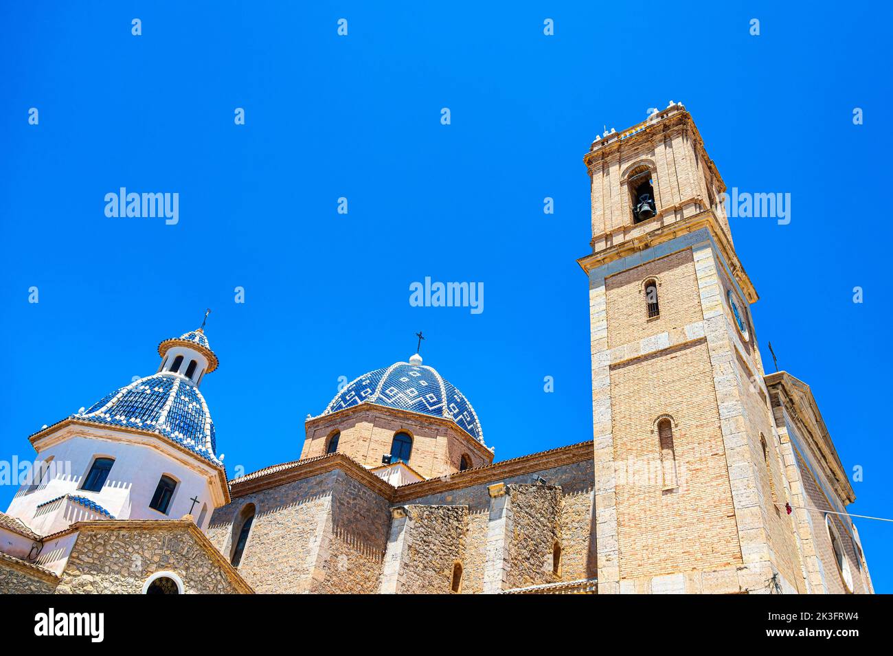 Alicante, Spain, 2022: Church of Our Lady of Consolation of Altea Stock Photo