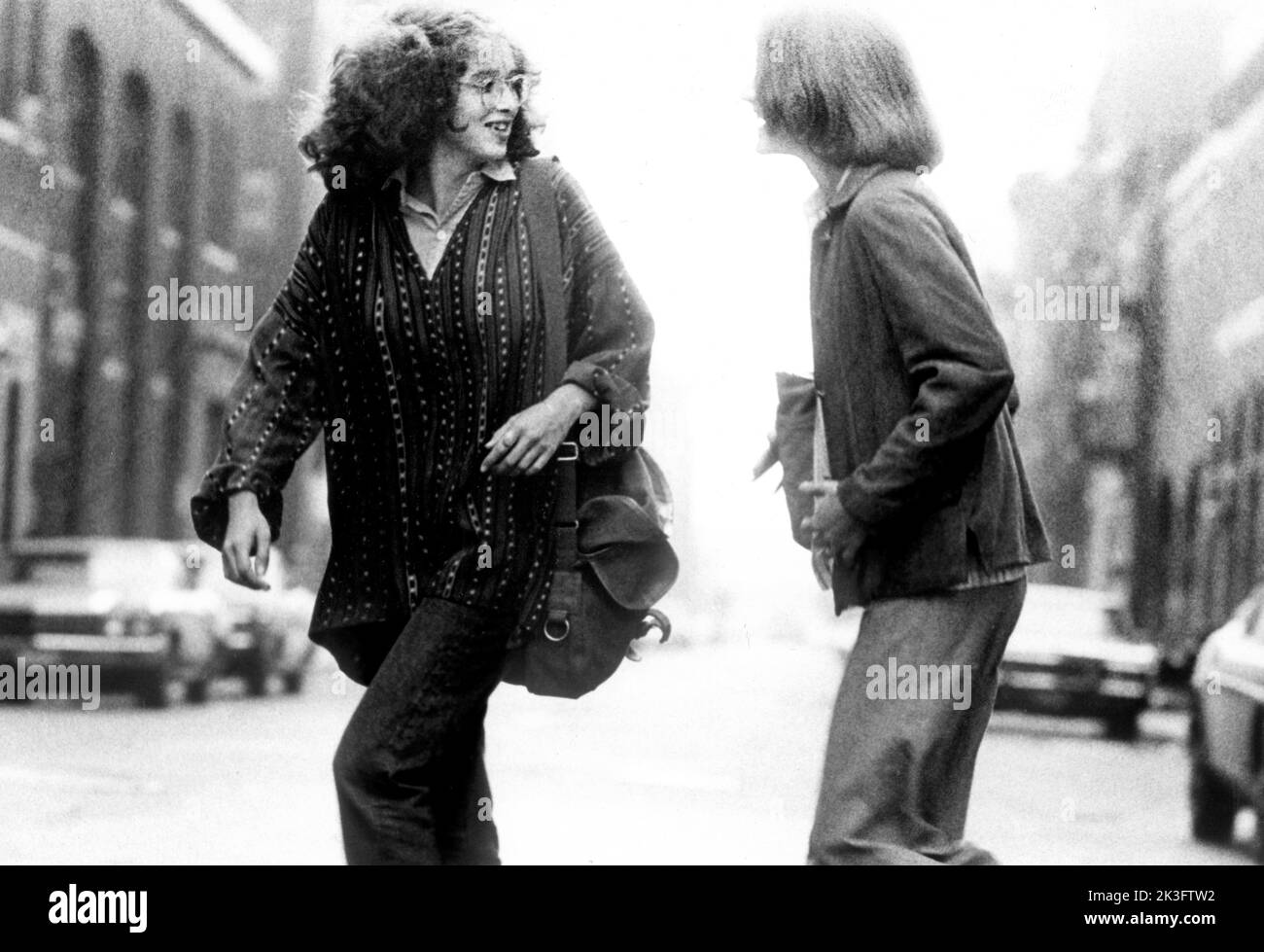 Melanie Mayron (left), on-set of the Film, 'Girlfriends', photo by Maureen Lambray, Warner Bros., 1978 Stock Photo