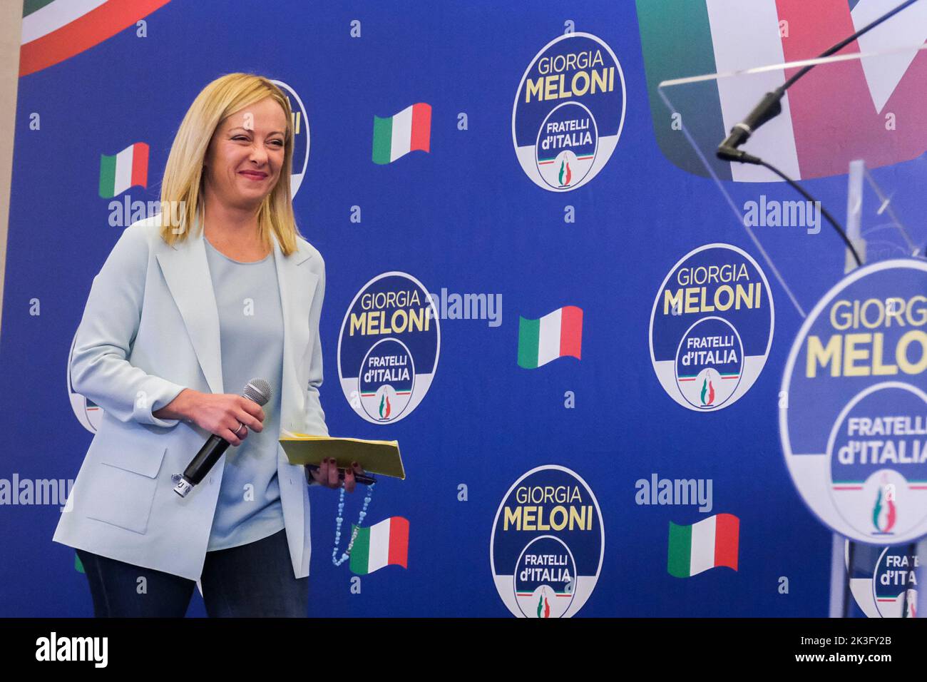 Giorgia Meloni Wins Italian Elections, Fratelli D'italia Is Italy's ...