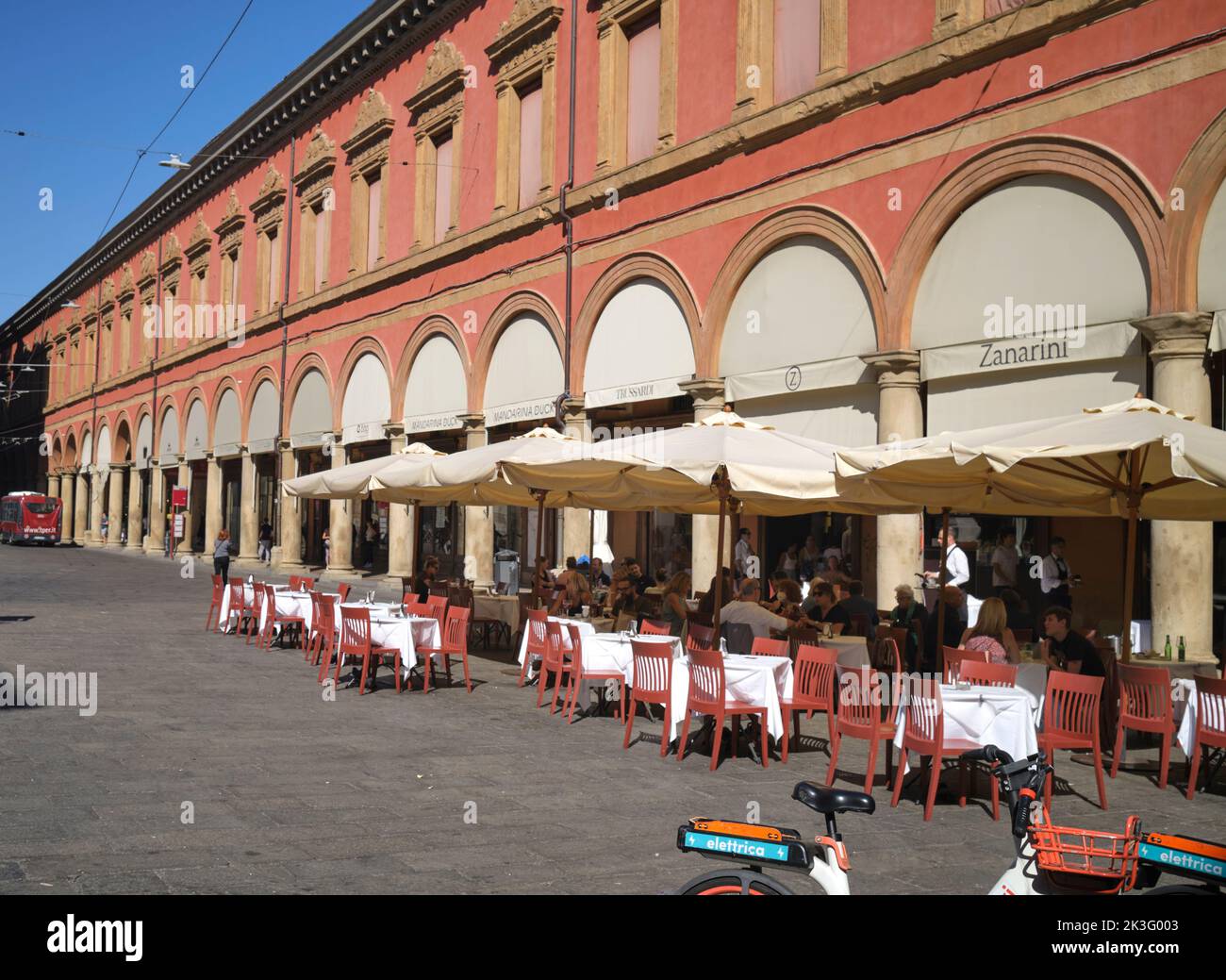 Caffè Zanarini Restaurant Bologna Italy Stock Photo