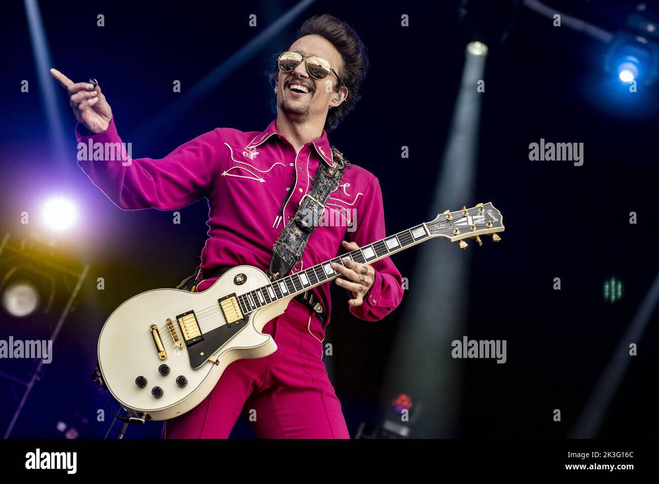 CASTLE DONINGTON: Download Festival Day 3 Featuring: Justin Hawkins Where: Castle Donington, United Kingdom When: 12 Jun 2022 Credit: Neil Lupin/WENN Stock Photo