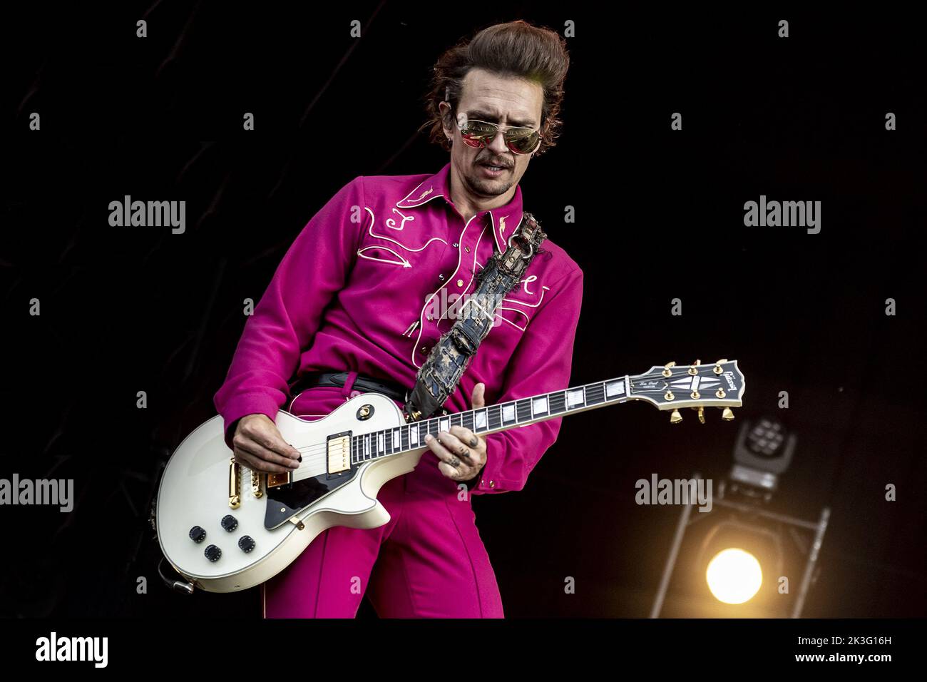 CASTLE DONINGTON: Download Festival Day 3 Featuring: Justin Hawkins Where: Castle Donington, United Kingdom When: 12 Jun 2022 Credit: Neil Lupin/WENN Stock Photo