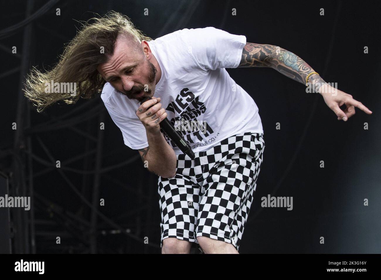CASTLE DONINGTON: Download Festival Day 3 Featuring: Baz Mills Where: Castle Donington, United Kingdom When: 12 Jun 2022 Credit: Neil Lupin/WENN Stock Photo