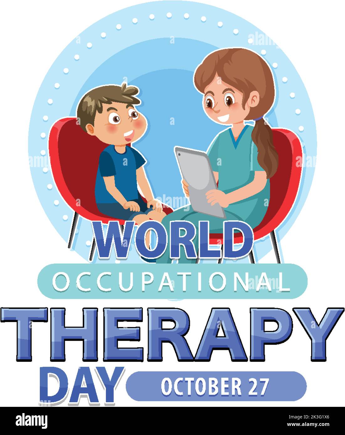 World occupational therapy day text banner design illustration Stock Vector Image & Art Alamy