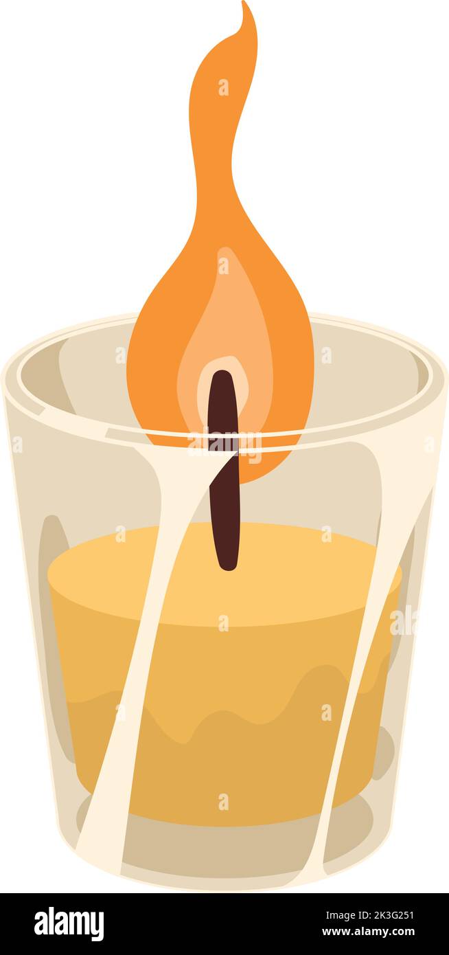 candle wax in glass Stock Vector Image & Art Alamy