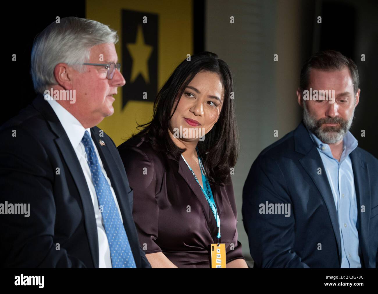 Candidate for texas attorney general hires stock photography and