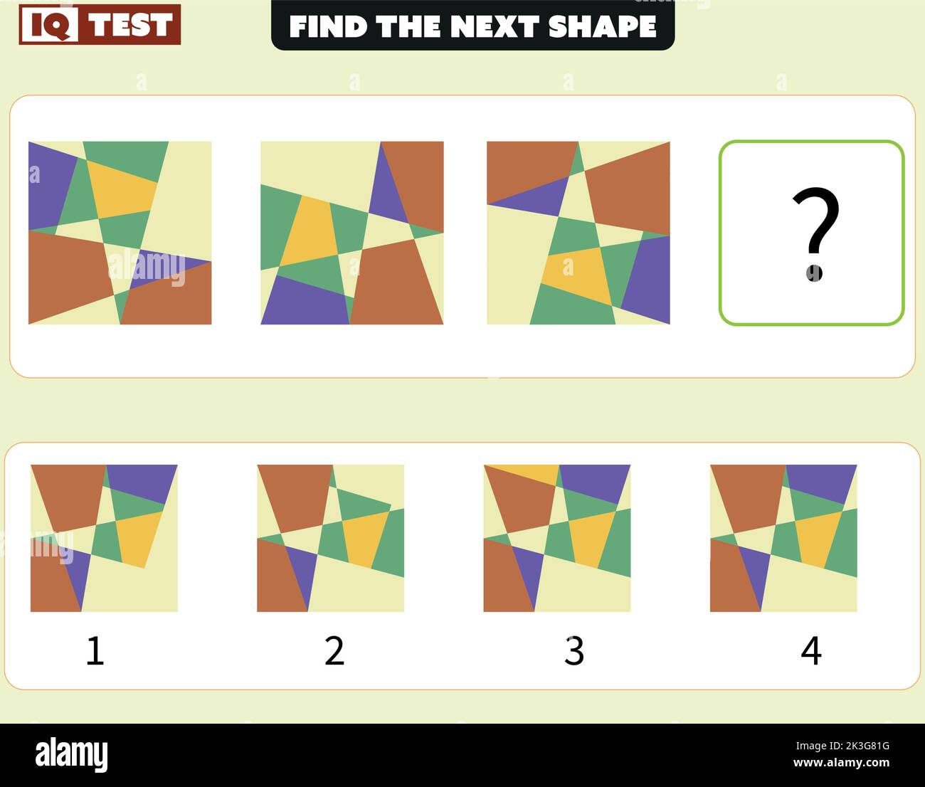 Find similar and tick brain questions iq test visual intelligence