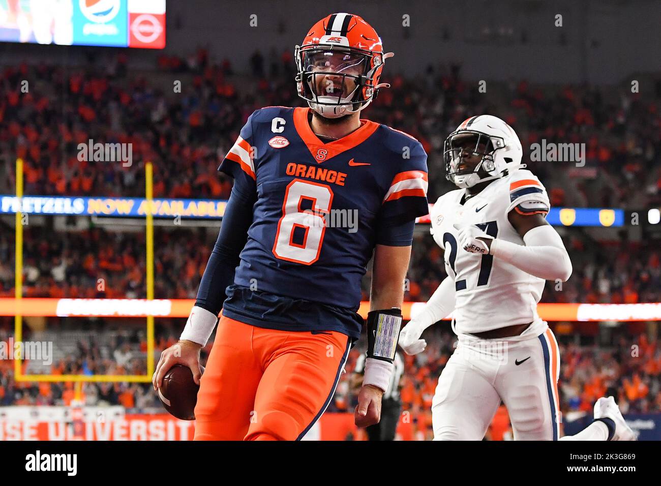 September 23, 2022: Syracuse Orange quarterback Garrett Shrader (6 ...