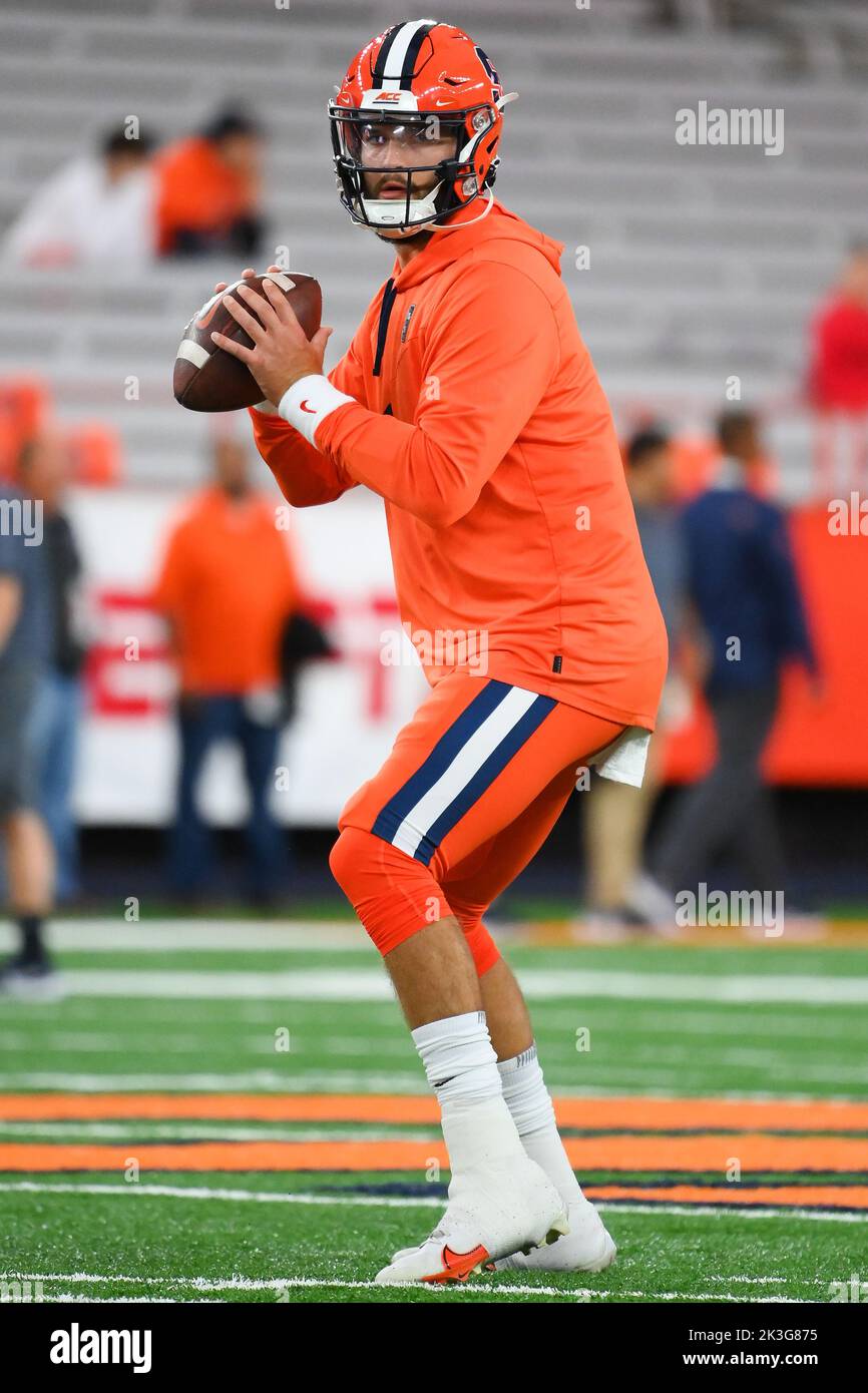 September 23, 2022: Syracuse Orange quarterback Garrett Shrader (6 ...
