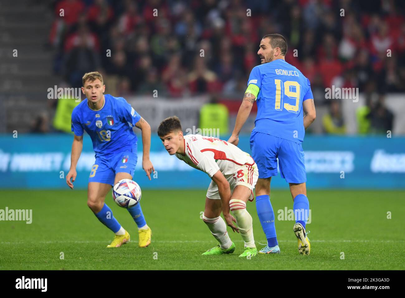 Budapest, Hungary, September 26, 2022, Milos Kerkez (Hungary)Leonardo ...