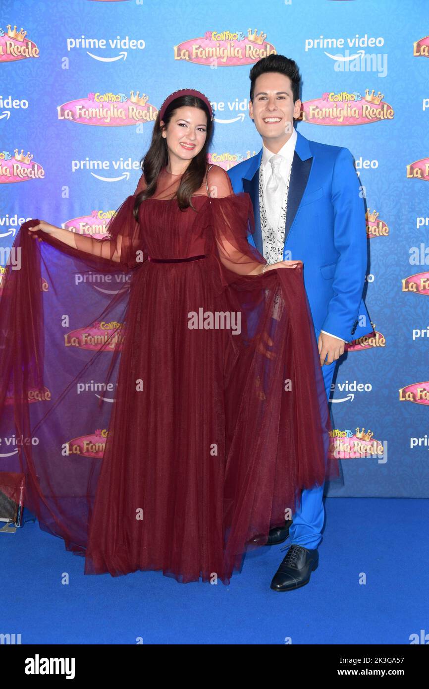 Rome, Italy 26 Sept 2022, Sofi (L) and Luis (R) attends the Me contro