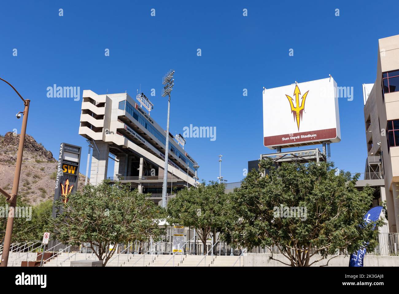 Tempe, AZ September 2022 Sun Devil Stadium is an outdoor college