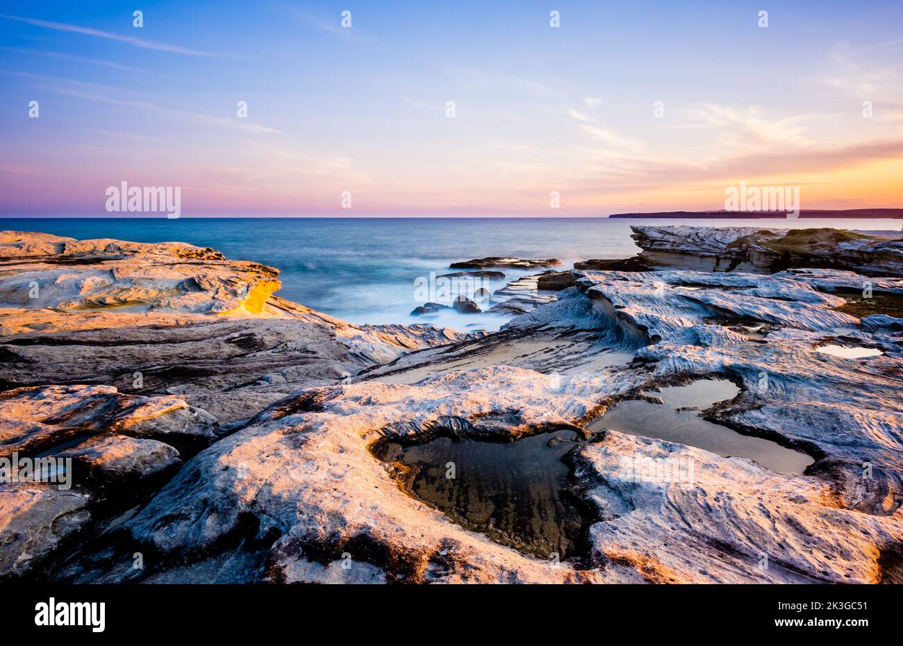 Coastline along Kamay Botany Bay National Park Stock Photo - Alamy