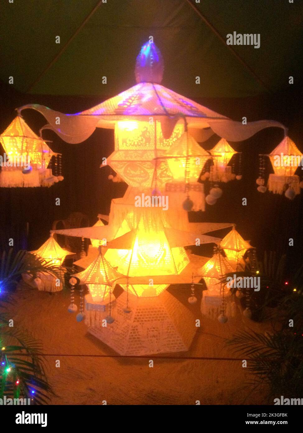 Vesak Day Celebrations in Sri Lanka Stock Photo Alamy
