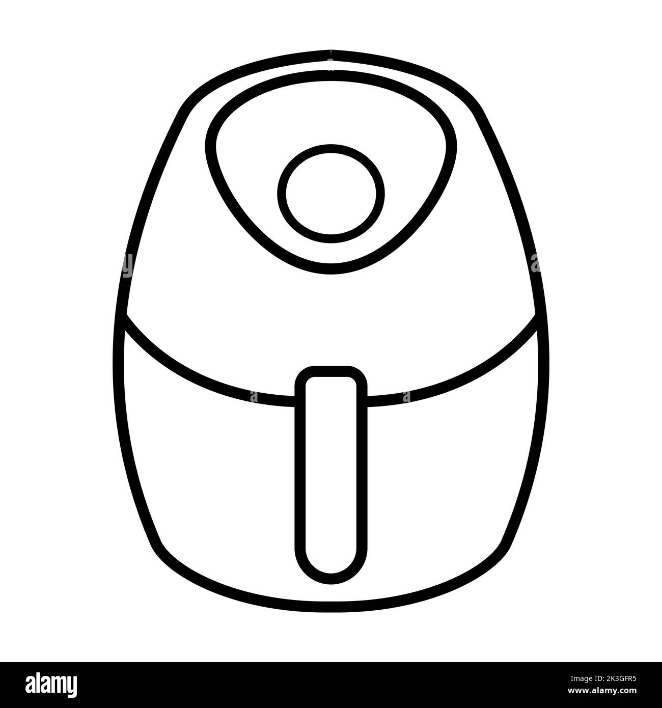 cooking air fryer appliance icon vector for graphic design, logo