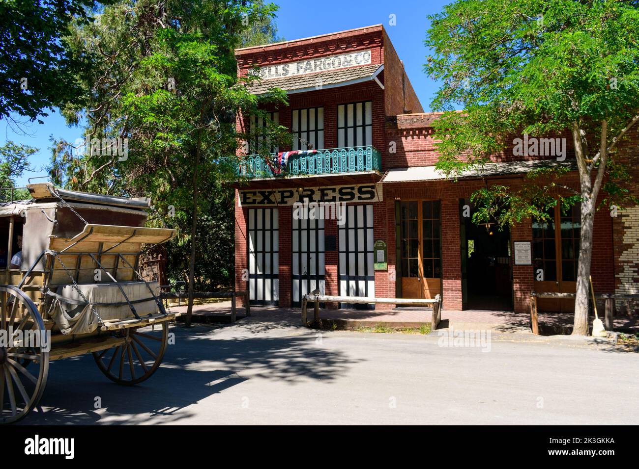 Historic Wells Fargo Pony Express Building in Columbia State Historic