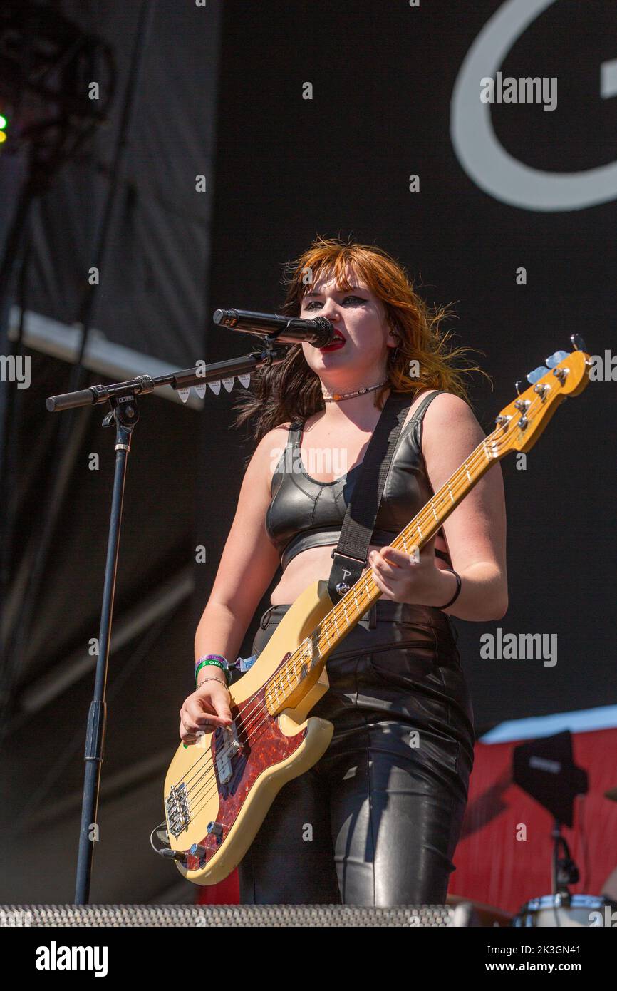 Las Vegas, USA. 24th Sep, 2022. Gayle (Taylor Gayle Rutherfurd) at the iHeartRadio Music Festival Daytime Village on September 24, 2022, in Las Vegas, Nevada (Photo by Daniel DeSlover/Sipa USA) Credit: Sipa USA/Alamy Live News Stock Photo