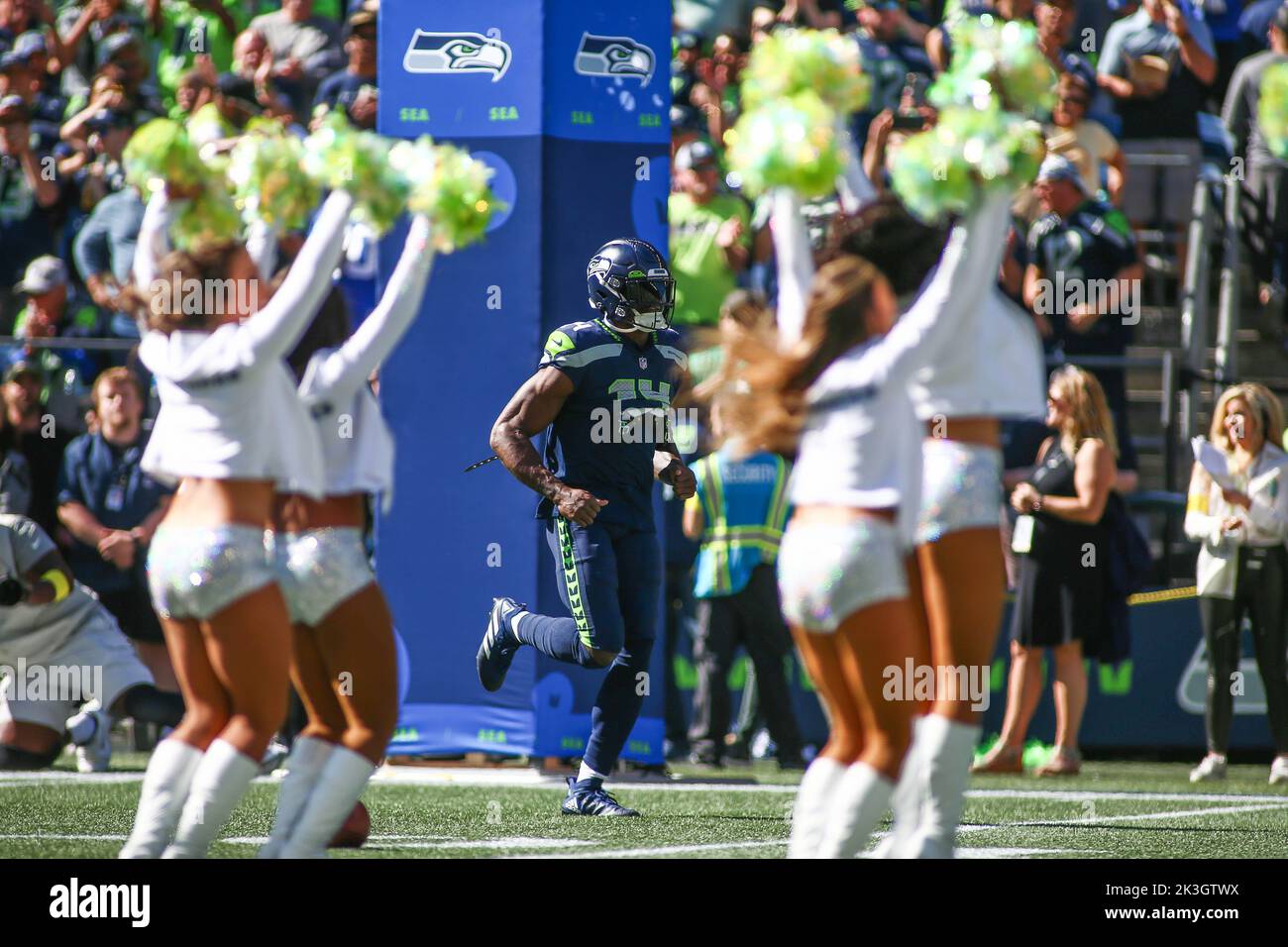 Seattle, WA, USA. 25th Sep, 2022. Seattle Seahawks wide receiver DK