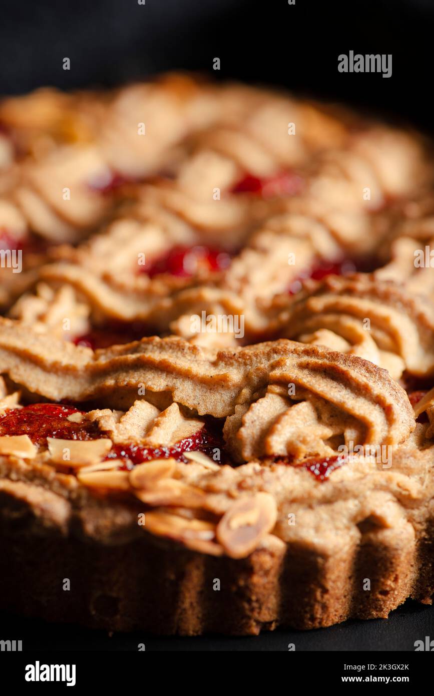 The Linzer torte is a traditional Austrian pastry, a form of shortbread ...
