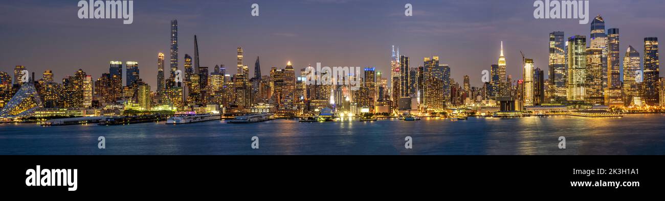 Panoramic view hudson yards hi-res stock photography and images - Alamy