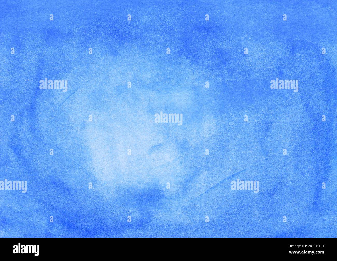 Watercolor light blue background texture hand painted. Aquarelle sky ...