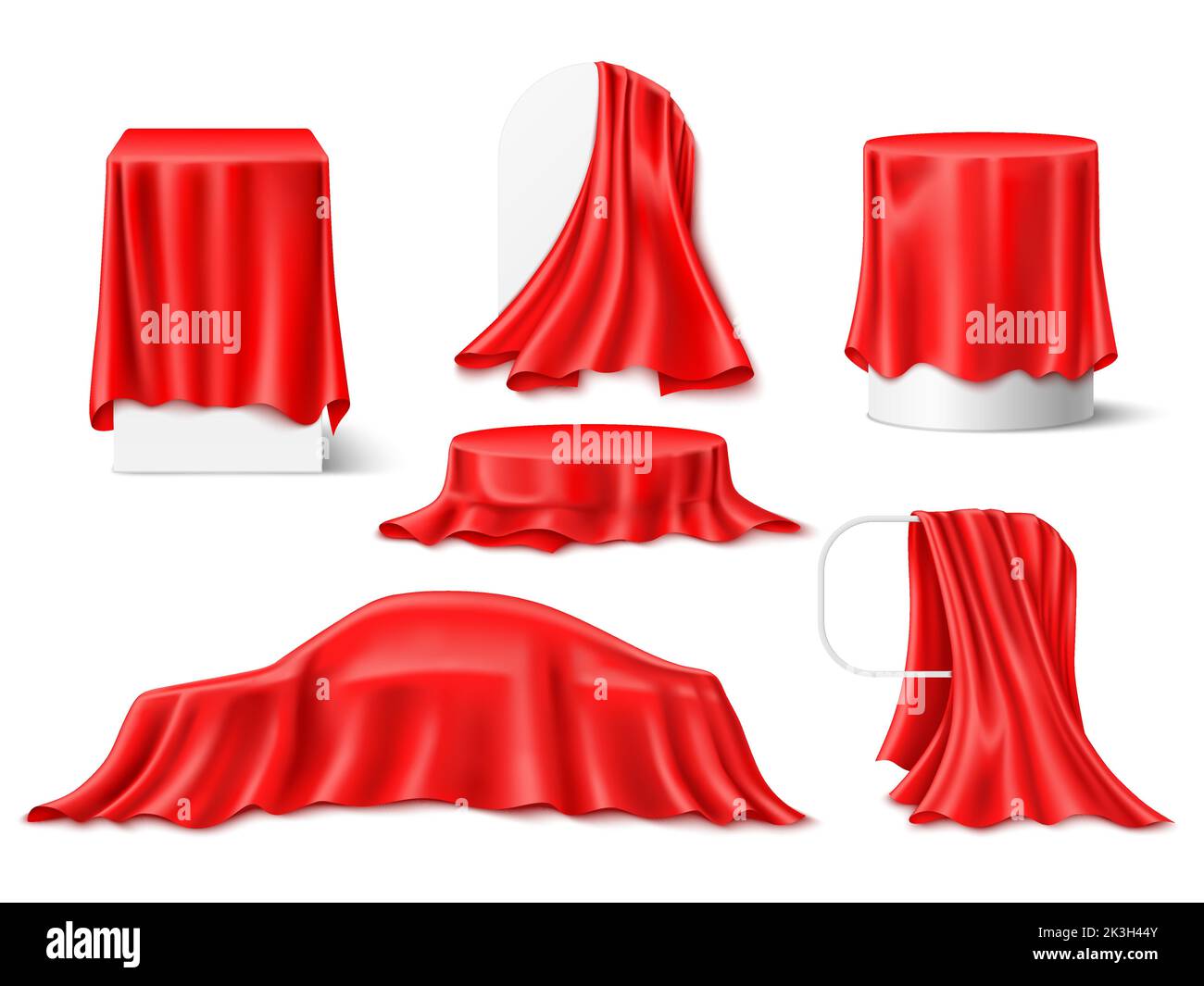 Round frame under drapery Cut Out Stock Images & Pictures Alamy