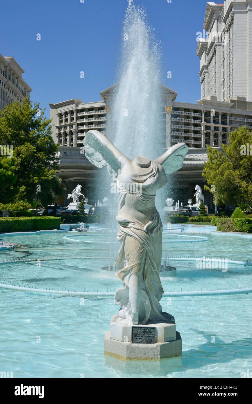 Caesars Palace Hotel located on the Las Vegas Strip,Nevada,USA Stock Photo