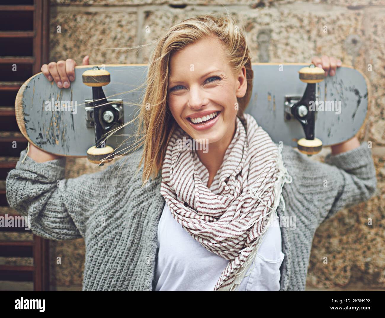 Im a skater girl. Cropped portrait of an attractive young woman