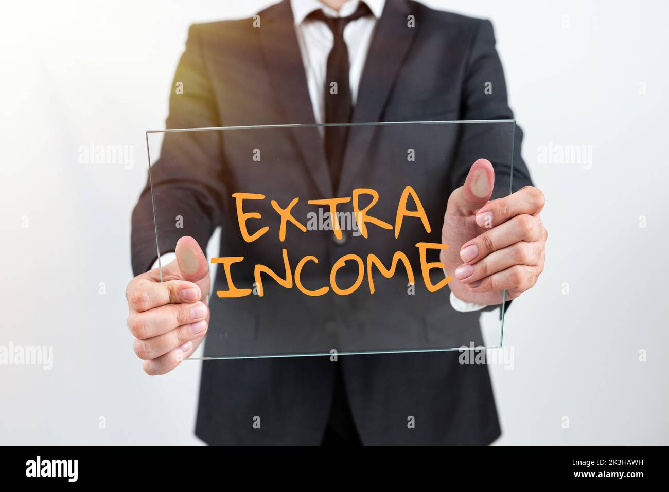 Extra Incom Adds Conceptual caption Extra Income, Business overview Additional fund ...