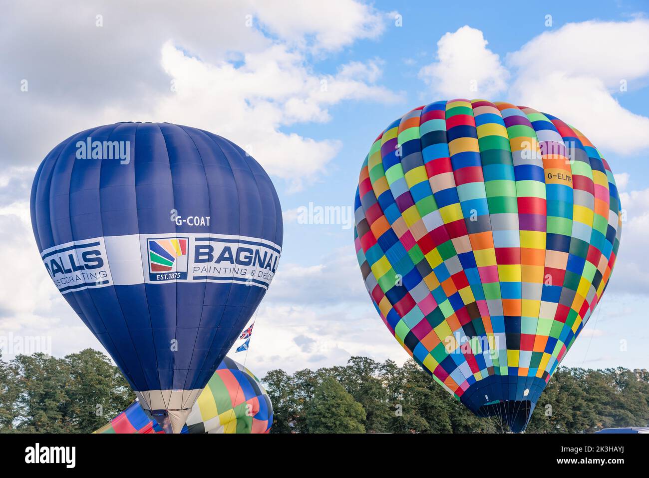 Hot Air Balloons at Yorkshire Balloon Fiesta Stock Photo Alamy