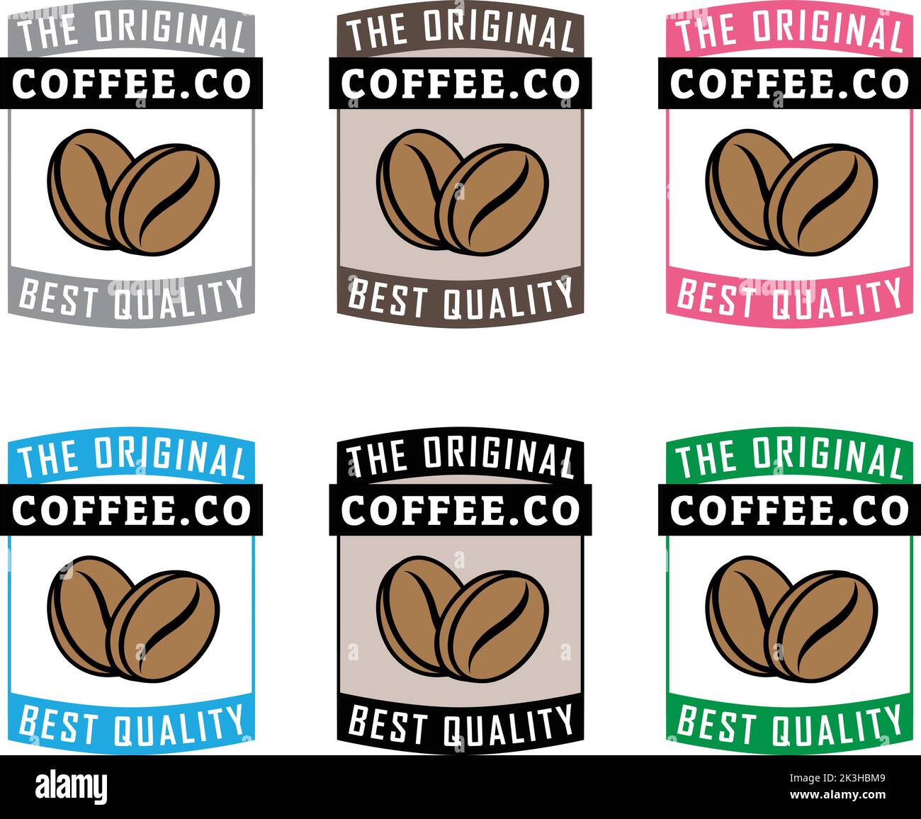 Coffee Beans Icon isolated on a White Background Stock Vector Image ...