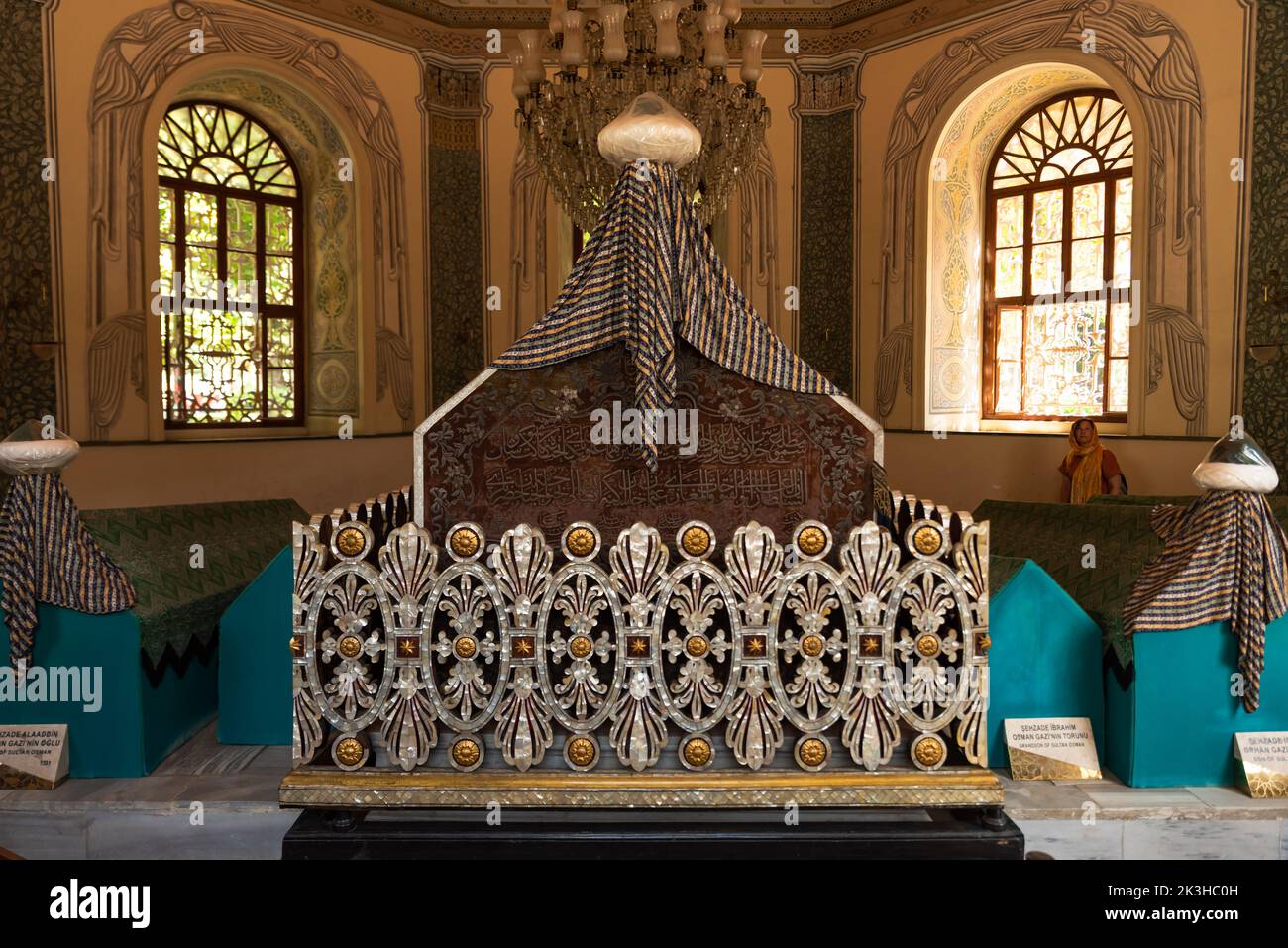 Bursa, Turkey September 17 2022 Founder of Ottoman Empire, Osman